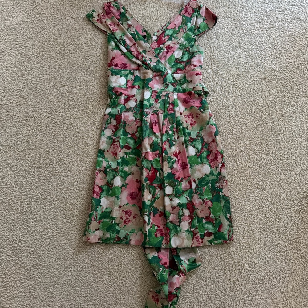 Talbots Women’s Dress - Pink and Green Floral